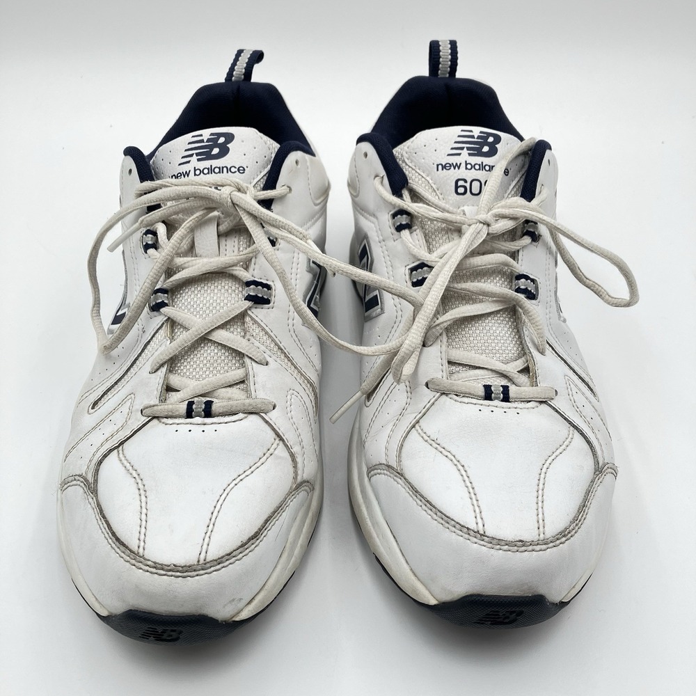 New Balance 608 v5 Mens 12 4E Extra Wide White Navy Training Shoes MX608WN5 - Picture 4 of 8